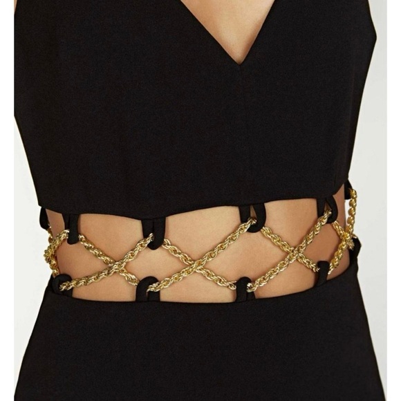 Meshki Size Medium Black Maxi Dress - Picture 4 of 8